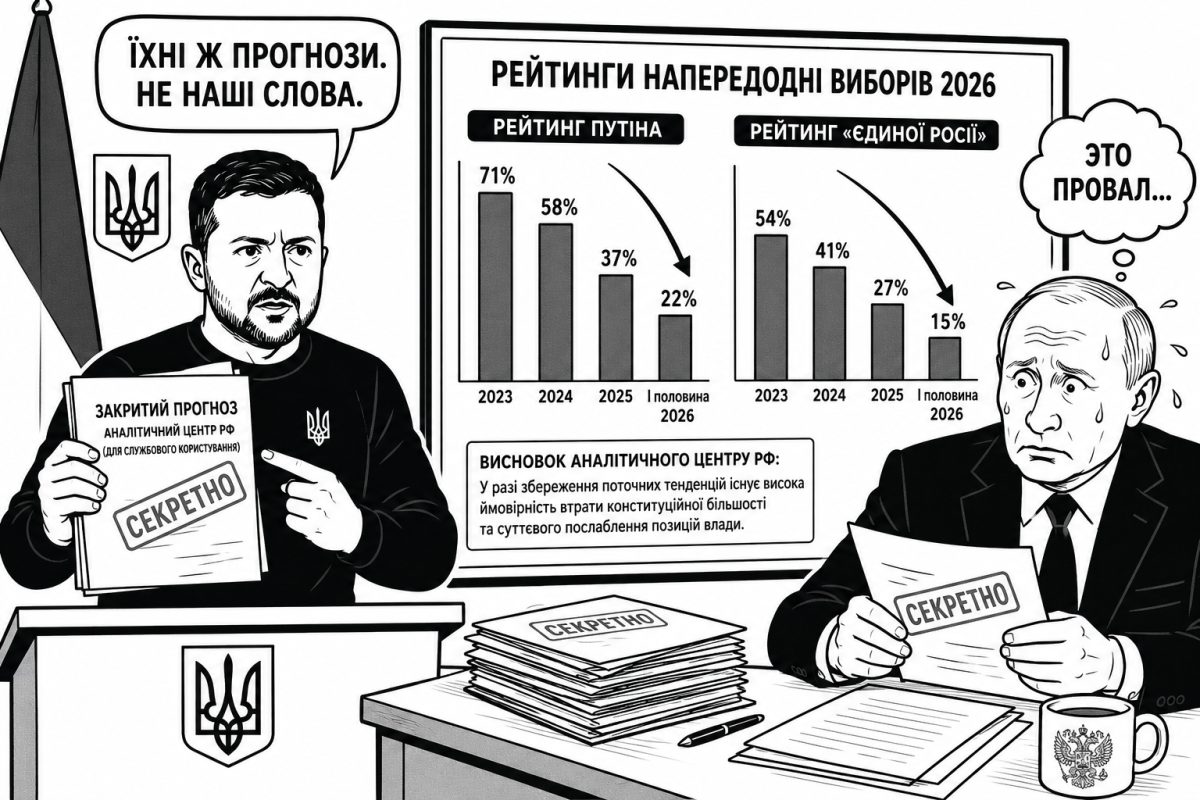 ГУР злило внутрішні зведення Кремля: рейтинг путіна падає, «Донбаський консенсус» зруйновано