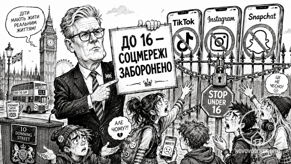 Велика Британія вводить заборону на соціальні мережі для дітей до 16 років
