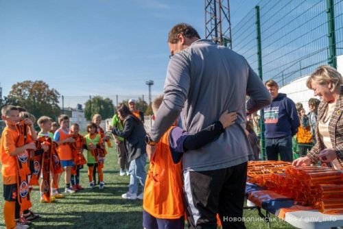 Спілкування з футболістом після заняття