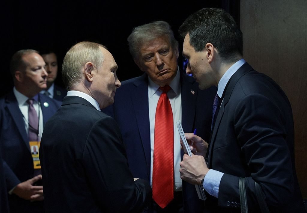 Трамп і путін на саміті на Алясці, 15 серпня 2025 року (архівне фото)